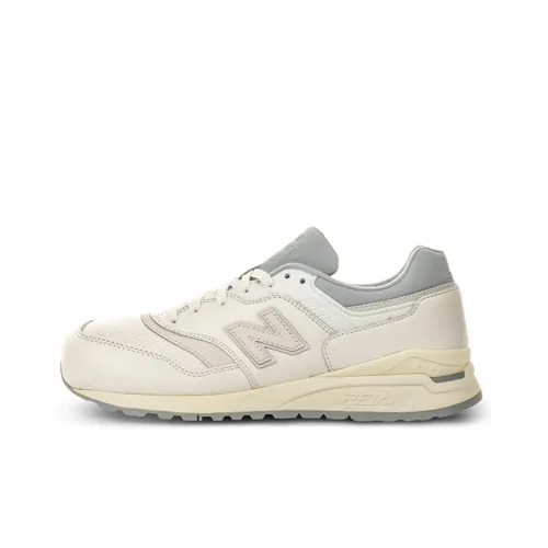 New Balance NB 997 Амортизация Низкий Топ Марафон Беговые кроссовки Унисекс Экрю