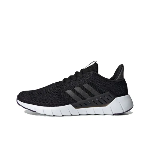 Adidas Asweego Shock Absorbers Slip-resistant Low Top Casual Running Shoes Women's Black Adidas Asweego Shock Absorbers Низкий топ противоскользящие повседневные беговые кроссовки женские черные