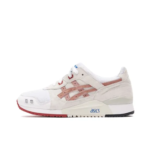 Asics Gel Lyte 3 X Asics Gel Lyte III KITH Collaboration Низкие Беговые Кроссовки Мужские Розовые Белые