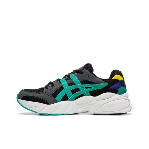 Asics Gel BND Low Топ Беговые кроссовки Мужские Черные Зеленые