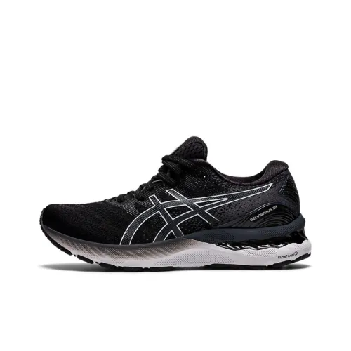 Asics Gel Nimbus 23 Low Top Marathon Беговые кроссовки Женские Черный