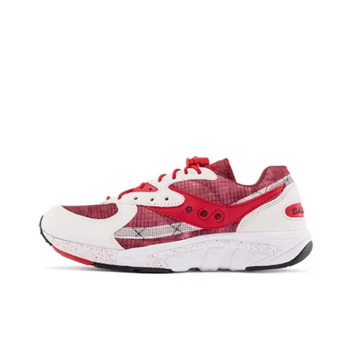 Saucony Aya Нескользящий Легкий Низкий Топ Беговые кроссовки Мужские Красный Белый