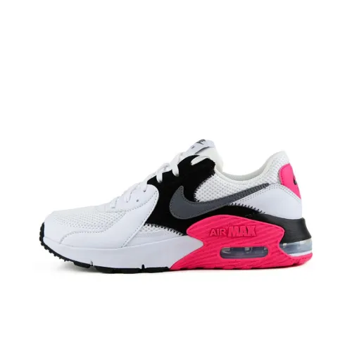 Nike Air Max Excee Low Топ Air Cushion Повседневные Беговые Кроссовки Женские Белые Розовые