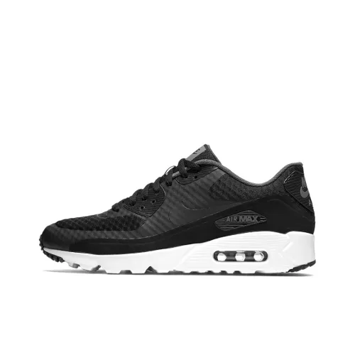 Nike Air Max 90 Low Топ Беговые кроссовки Мужской Черный белый