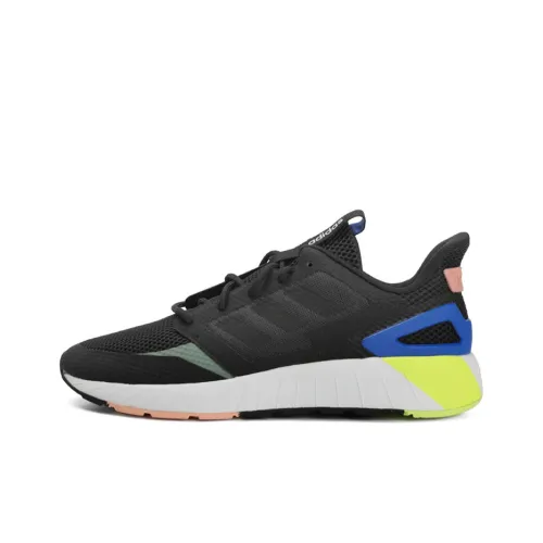 ADIDAS NEO Questar Non Нижняя юбка Легкий Низкий Топ Беговые кроссовки Мужской Черный Желтый