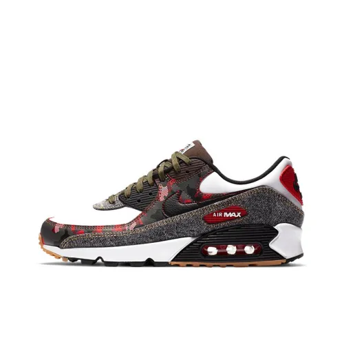 Nike Air Max 90 Low Топ Беговые кроссовки Мужской Камуфляж