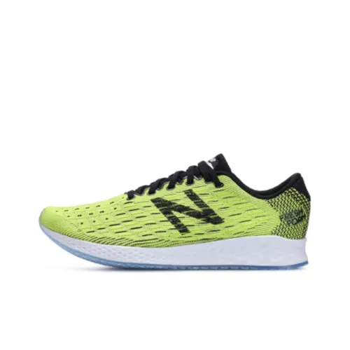 New Balance NB Zante Низкие Кроссовки для спорта Унисекс Неоново-желтые 2E Ширина