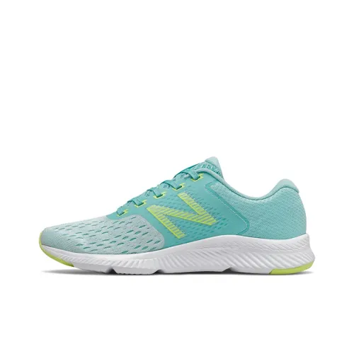 New Balance NB Drft Амортизация Низкий Топ Беговые кроссовки Женские Зеленый Желтый