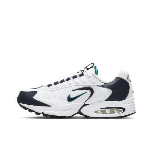 Nike Air Max Tria Low Топ Air Cushion Marathon Беговые кроссовки Мужской Синий Белый