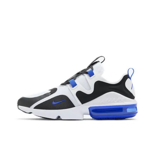 Nike Air Max Infinity Low Беговые кроссовки Мужские Черные Белые и Синие