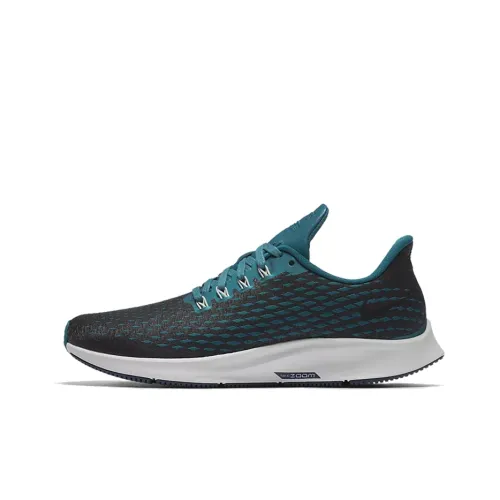Nike Pegasus 35 Low Топ Марафон Беговые кроссовки Женские Озерно-голубой