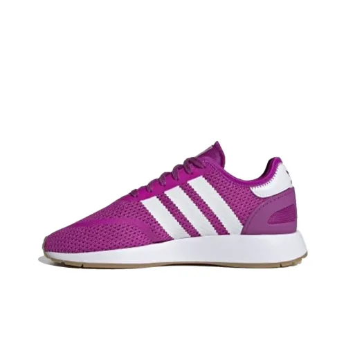 Adidas Originals N 5923 Bottom Resistant Abrasion Resistant Breathable Low-Top Беговые кроссовки Женские Фиолетовый Белый