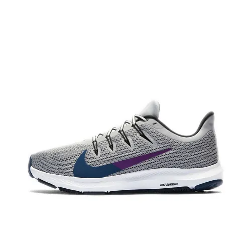 Nike QUEST 2 Low Топ Беговые кроссовки Женские Серый Синий Фиолетовый