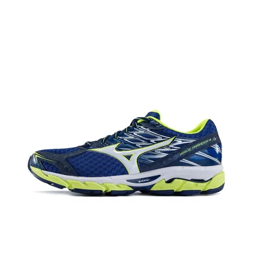 Mizuno Paradox 4 Low Топ Беговые кроссовки Мужской Синий Желтый