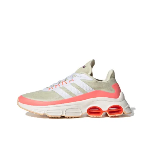 Adidas Quadcube Амортизация Противоскользящий Устойчивый к истиранию Дышащий Низкий Топ Повседневные Беговые кроссовки