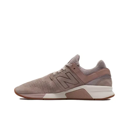 New Balance NB 247 Low Топ Марафон Беговые кроссовки Унисекс Плоская подошва Каштановый