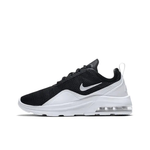 Nike Air Max Motion Low Топ Беговые кроссовки Женские Черный белый