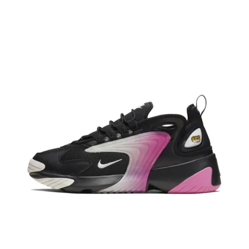 Nike Zoom 2K Амортизаторы Slip-resistant Низкий топ Марафон Беговые кроссовки Женские Черный Розовый