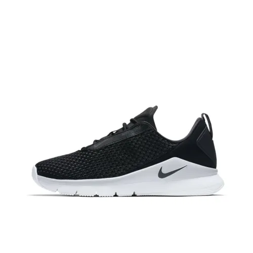 Nike Shock Absorbers Slip-Resistant Abrasion-Resistant Breathable Low-Top Беговые кроссовки Женские Черный Белый
