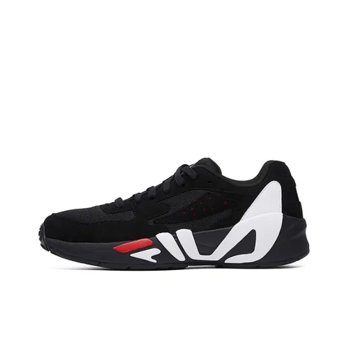 FILA Mind Blower Low Топ Беговые кроссовки Мужские Черный Белый Красный