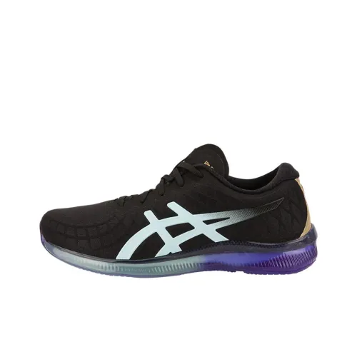 Asics Quantum Low Top Беговые кроссовки Женские Черные Фиолетовые