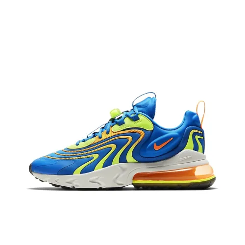 Nike Air Max 270 Low Беговые кроссовки Мужские Синие Оранжевые