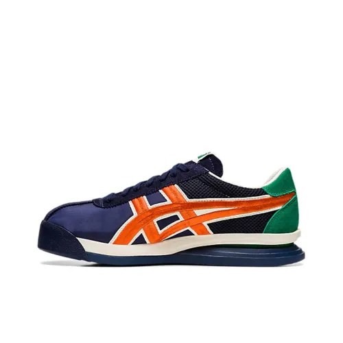 Onitsuka Tiger Corsair Slip-resistant Abrasion-resistant Lightweight Low-Top Running Shoes Unisex Blue Orange Green На носке противоскользящий устойчивый к истиранию легкий низкий топ беговые кроссовки унисекс синий оранжевый зеленый