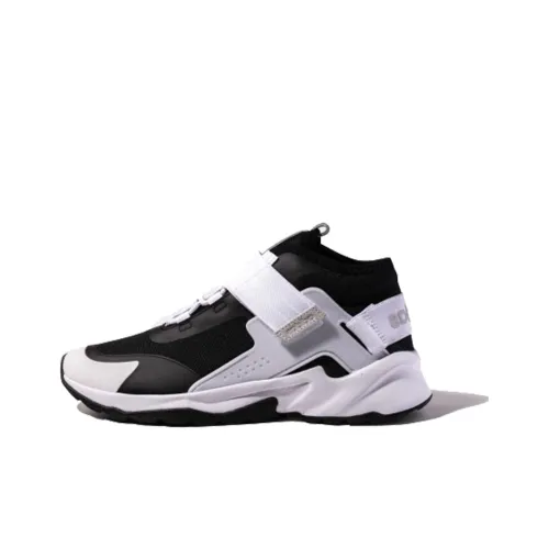 Adidas Neo 20 FX Амортизация и Устойчивость к Износу Покрытие Низкие Кроссовки для Бега Мужские Черно-Белые