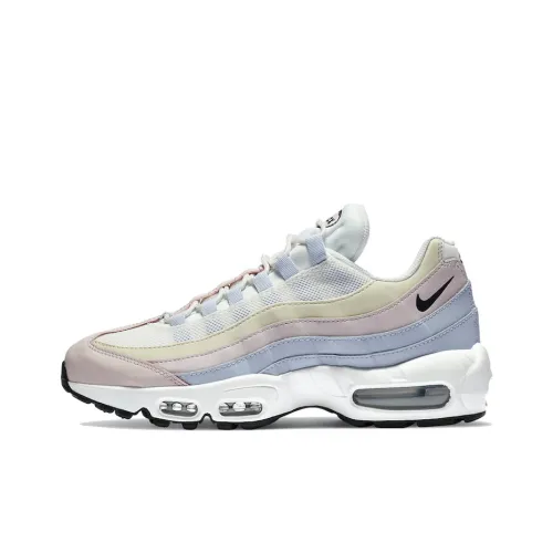 Nike Air Max 95 Low Топ Повседневные Беговые Кроссовки Женские Белые Синие Розовые Ghost PASTEL