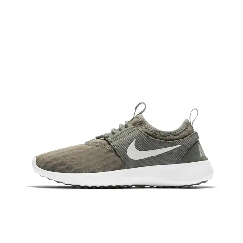 nike Juvenate Shock Absorbers Slip-Resistant Abrasion-Resistant Low Top Marathon Running Shoes Women's Gray Green nike Juvenate Shock Absorbers Противоскользящие устойчивые к истиранию низкий топ кроссовки для бега Marathon женские серый зеленый