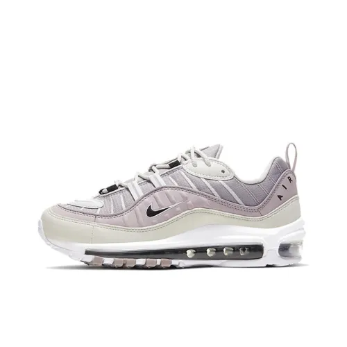 Nike Air Max 98 Амортизация Баланс Низкий Топ Воздушная Подушка Повседневные Беговые Кроссовки Женские Светло-Розовые