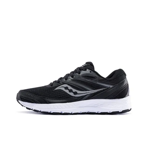 Saucony Cohesion 13 Low Топ Беговые кроссовки Мужской Черный белый
