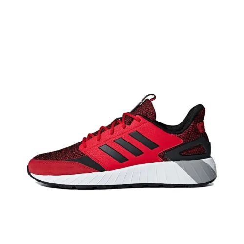 Adidas Neo Questar Дышащие Низкие Беговые Кроссовки Мужские Красные Черные