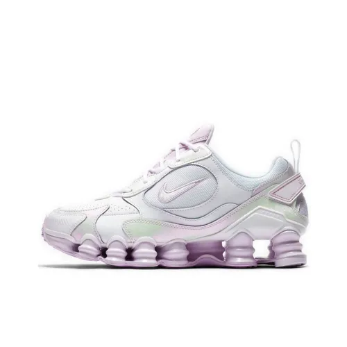 nike Shox TL Series Slip-resistant Abrasion-resistant Lightweight Low Top Casual Running Shoes Women's Pink White nike Shox TL Series Противоскользящий Устойчивый к истиранию Легкий Низкий Топ Повседневные Беговые Кроссовки Женские Розовый Белый