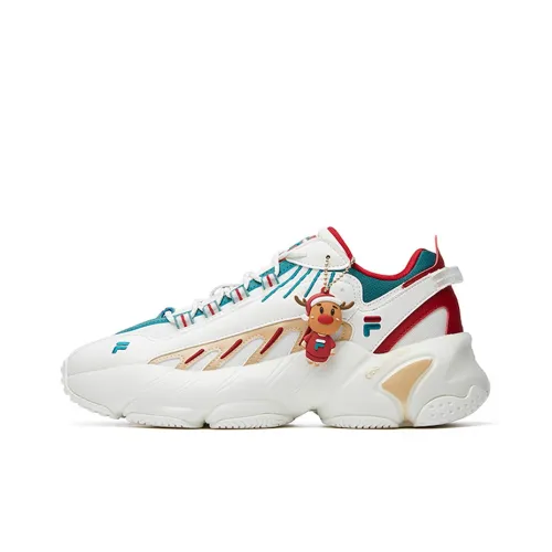 FILA Ade Low Топ Повседневные Беговые Кроссовки Мужские Белый Зеленый Красный