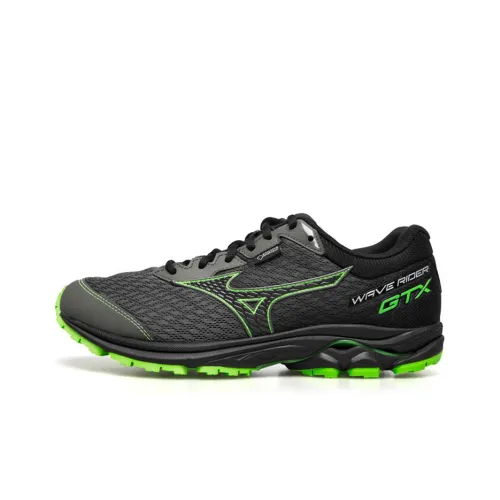 Mizuno Низкий Топ Беговые Кроссовки Унисекс Черный Зеленый