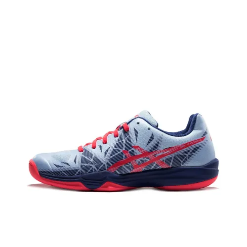 Asics Гель Fastball Low Топ Беговые кроссовки Женские Синий Розовый