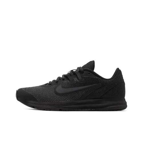 Nike Downshifter 9 Slip-Resistant Abrasion-Resistant Breathable Low-Top Casual Running Shoes Women's Pure Black Найк Downshifter 9 Противоскользящий Устойчивый к истиранию Дышащий Низкий Топ Повседневные Беговые Кроссовки Женские Чисто Черный