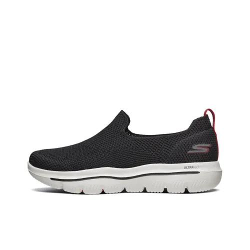 Skechers Go Walk Evolution Ultra Low Топ Повседневные Беговые кроссовки Мужские Черные Красные