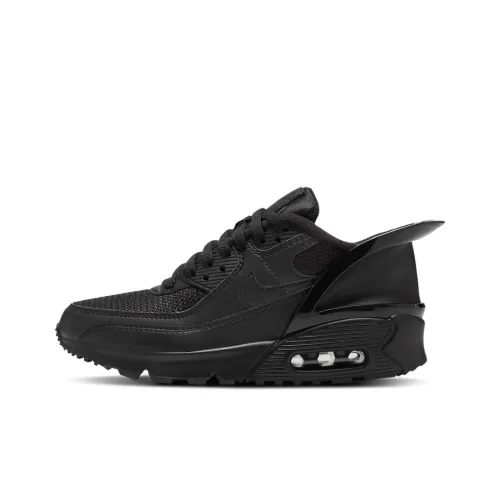 Nike Air Max 90 Low Топ Беговые кроссовки GS Черный