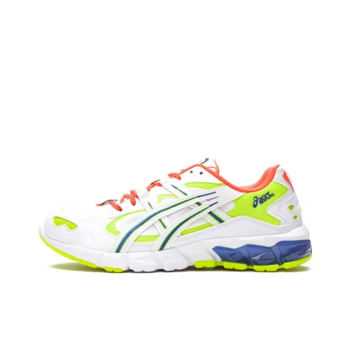 Asics Gel Kayano 5 Low Топ Беговые кроссовки Мужские Белые Зеленые