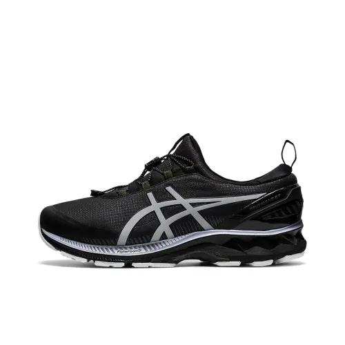 Asics Gel Kayano 27 Low Top Марафон Беговые кроссовки Мужские Черный Белый