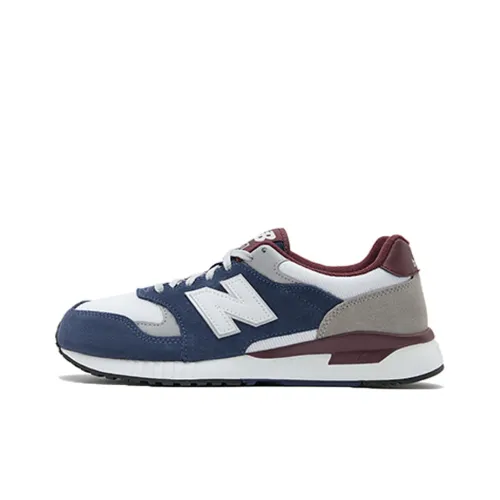 New Balance NB 570 Low Топ Повседневные Беговые Кроссовки Унисекс Темно-синий Серый Красный
