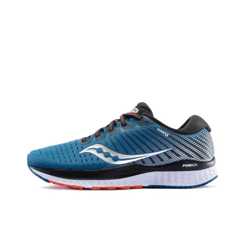 Saucony Guide 13 Support Низкий Топ Беговые Кроссовки Мужские Синие и Серебряные