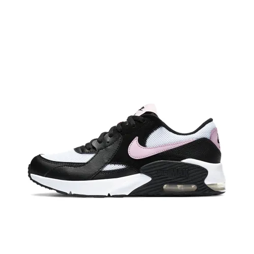 Nike Air Max Excee Low Топ Повседневные Беговые Кроссовки Женские Черный Белый Розовый