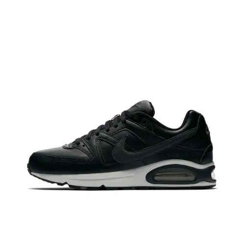 Nike Air Max Command Low Топ Air Cushion Повседневные Беговые Кроссовки Мужские Черные Белые