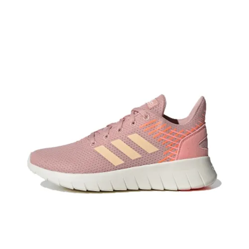 ADIDAS NEO Asweerun Non Slip Легкий Низкий Топ Марафон Беговые кроссовки Женские Розовое Золото