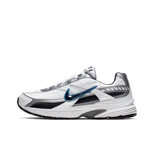 Nike Initiator Амортизация Низкий Топ Повседневный Городской Коммутер Беговые кроссовки Мужские Белый Синий