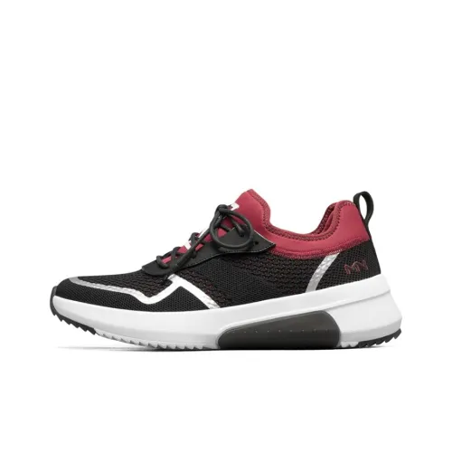 Skechers Modern Jogger Low Топ Беговые кроссовки Мужской Черный Белый Красный