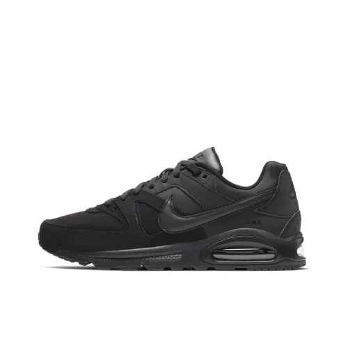 Nike Air Max Command Low Топ Air Cushion Повседневные Беговые Кроссовки Мужские Черные Warrior